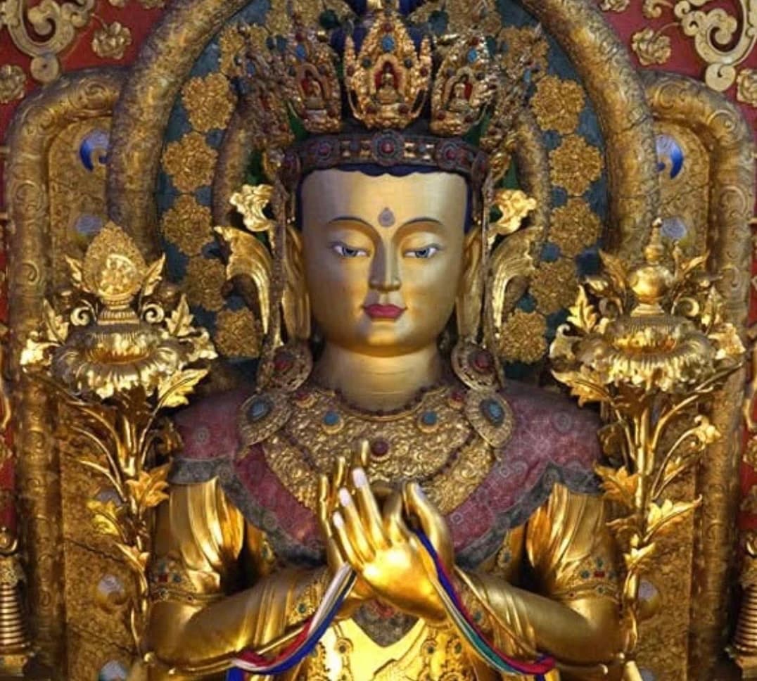 Chính Bồ Đề Tâm đó từ phàm phu cho đến cảnh giới Phật được Thánh giả Di Lặc chỉ ra bằng ví dụ.